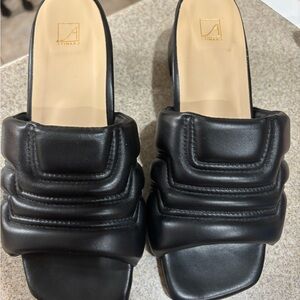 Stinaa J | Maty Orthopedic sandals Vero Cuoio Black Padded Leather Mules